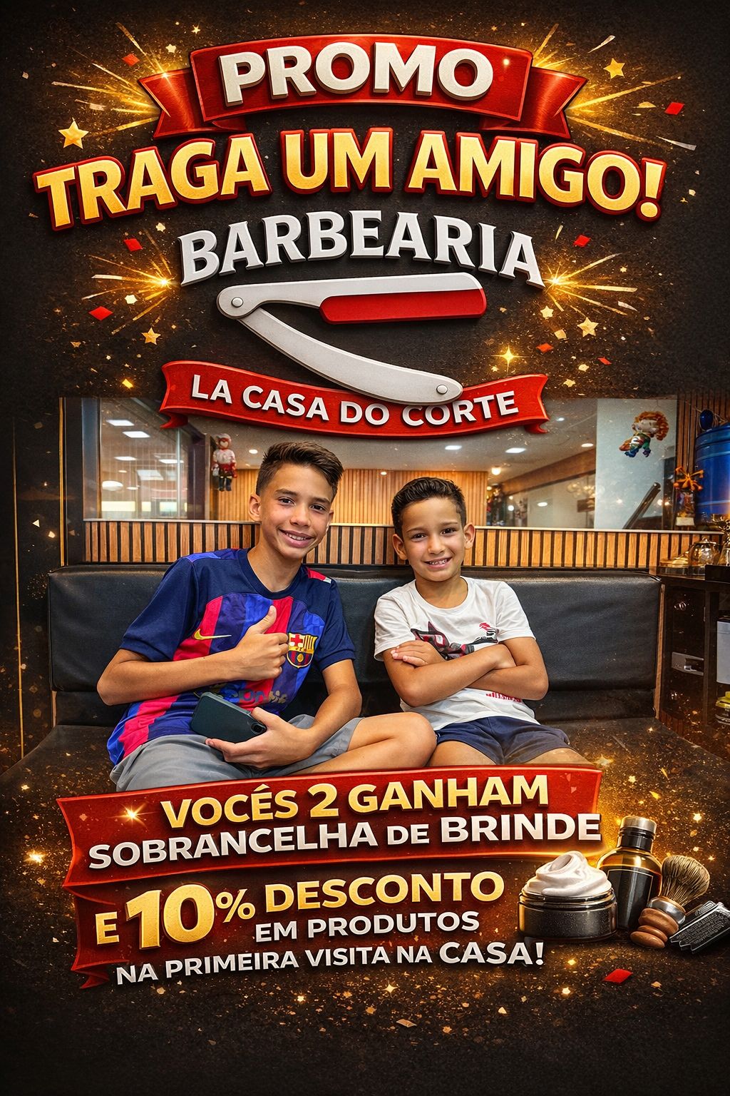 Promoção de aniversariante com desconto